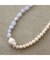 【FARRA JEWELRY】天然石×淡水パール×バロックパールネックレス