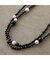 【FARRA JEWELRY】黒曜石×淡水パール　二連ネックレス