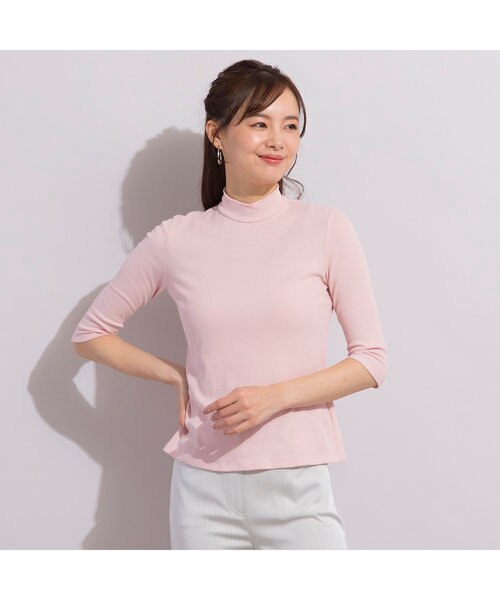 S・Mサイズ】ハイネック七分袖Tシャツ｜ジュニアーオンライン