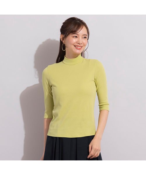 ウィメンズ ジュエリープリントハイネックシャツ マーブルグリーン　S ウィメンズ ジュエリープリントハイネックシャツ マーブルグリーン S