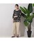 ワイドストレート・センタープレスパンツ