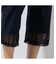 〔接触冷感〕デニム柄 レースクロップドパンツ