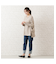 【手洗いOK・ＩＮＤＩＭＡＲＫ】裾切り替えデニムパンツ