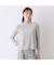【S・Mサイズ】人気につき追加！ベア天竺細ボーダー　ハイネックTシャツ