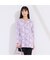 フラワーカットジャカード　チュニックTシャツ