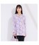 フラワーカットジャカード　チュニックTシャツ