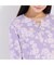 フラワーカットジャカード　チュニックTシャツ
