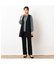 【洗える・セットアップ可能・S～LLサイズ】ピンタックワイドストレートパンツ