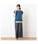 【洗える】ストレッチブロード２WAYシャツ（ストライプ）