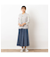 ペプラム ジップアップベスト