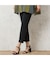 【洗える・吸水速乾・日本製】裾スリット スリムパンツ
