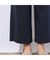 【洗える】ピケストレッチ セミワイドパンツ