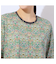 【洗える】V＆A いちご泥棒柄 ペプラムカットソー
