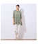 【洗える】V＆A いちご泥棒柄 ペプラムカットソー