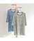 【洗える】V＆A いちご泥棒柄 ペプラムカットソー