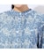 【洗える・綿100%】V＆A チューリップ柄 パフスリーブシャツ
