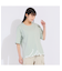 【Sprout.】綿ポリエステル　裾ロゴプリントTシャツ