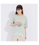 【Sprout.】綿ポリエステル　裾ロゴプリントTシャツ