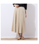 【洗える・一部店舗限定】シャンブレーツイル タックスカート