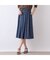 【S・Mサイズ】ウォッシャブル　デニムタックスカート