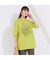 フラワープリント×刺繍Tシャツ