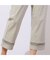 【洗える・UVケア・接触冷感】裾シアーデザイン クロップドパンツ
