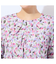 【洗える・日本製】フェザー柄タックTシャツ