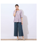 【洗える・日本製】フェザー柄タックTシャツ