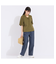 【Sprout.】ウォッシャブル　レースアップポロニット　