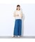【Charme par Eclat】ウォッシャブル　レース×リブカーディガン