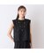 【Charme par Eclat】ウォッシャブル花刺繍ブラウス