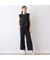 【Charme par Eclat】ウォッシャブル花刺繍ブラウス