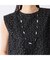 【Charme par Eclat】ウォッシャブル花刺繍ブラウス