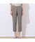 【洗える・接触冷感】裾スリットクロップドパンツ