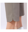 【洗える・接触冷感】裾スリットクロップドパンツ