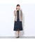 【S・Mサイズ】ウォッシャブル　シフォンカットジャカードワンピース