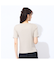 【S・Mサイズ】ラメリブジャージー　半袖Tシャツ