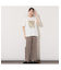 【手洗いOK】コットンリネンワイドパンツ
