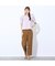 【S・Mサイズ】ウォッシャブル　ドライオックスセンタープレスワイドパンツ