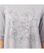 【洗える】花刺繍AラインTシャツ