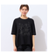 【洗える】花刺繍AラインTシャツ