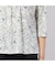 【洗える・日本製】ラインフラワーTシャツ