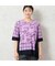 【一部店舗限定・洗える・日本製・綿100%】ロゴチェック柄コットンTシャツ