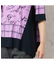 【一部店舗限定・洗える・日本製・綿100%】ロゴチェック柄コットンTシャツ