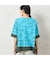 【一部店舗限定・洗える・日本製・綿100%】ロゴチェック柄コットンTシャツ