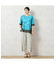 【一部店舗限定・洗える・日本製・綿100%】ロゴチェック柄コットンTシャツ