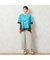 【一部店舗限定・洗える・日本製・綿100%】ロゴチェック柄コットンTシャツ