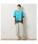 【一部店舗限定・洗える・日本製・綿100%】ロゴチェック柄コットンTシャツ