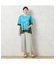 【一部店舗限定・洗える・日本製・綿100%】ロゴチェック柄コットンTシャツ