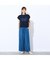 【洗える】リブ使い裏毛ロゴプリントTシャツ